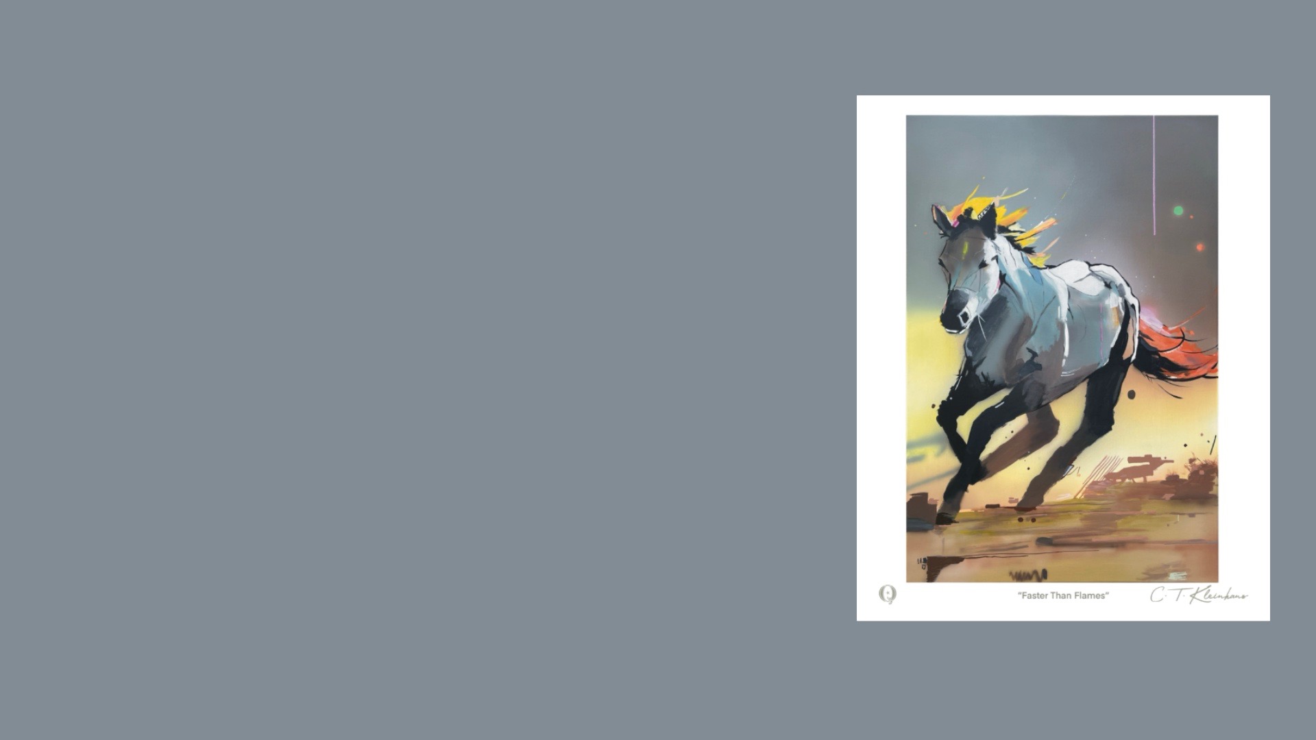 Elegant hallway with space for large canvas prints