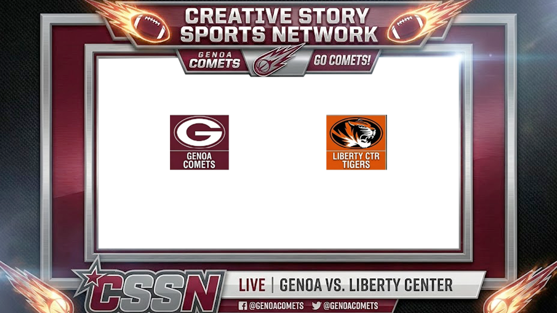 Genoa Comets Livestream Overlay